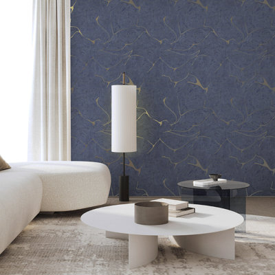 Modern Metals Abstract Line Wallpaper Roll
