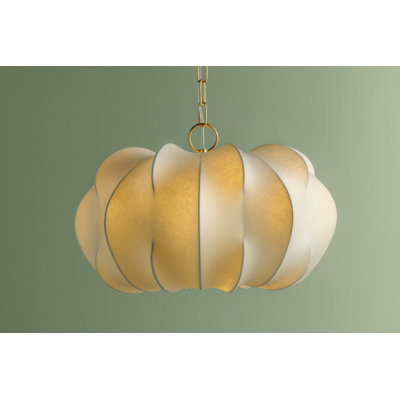 Mitzi Keilah 1 Light Pendant in Aged Brass