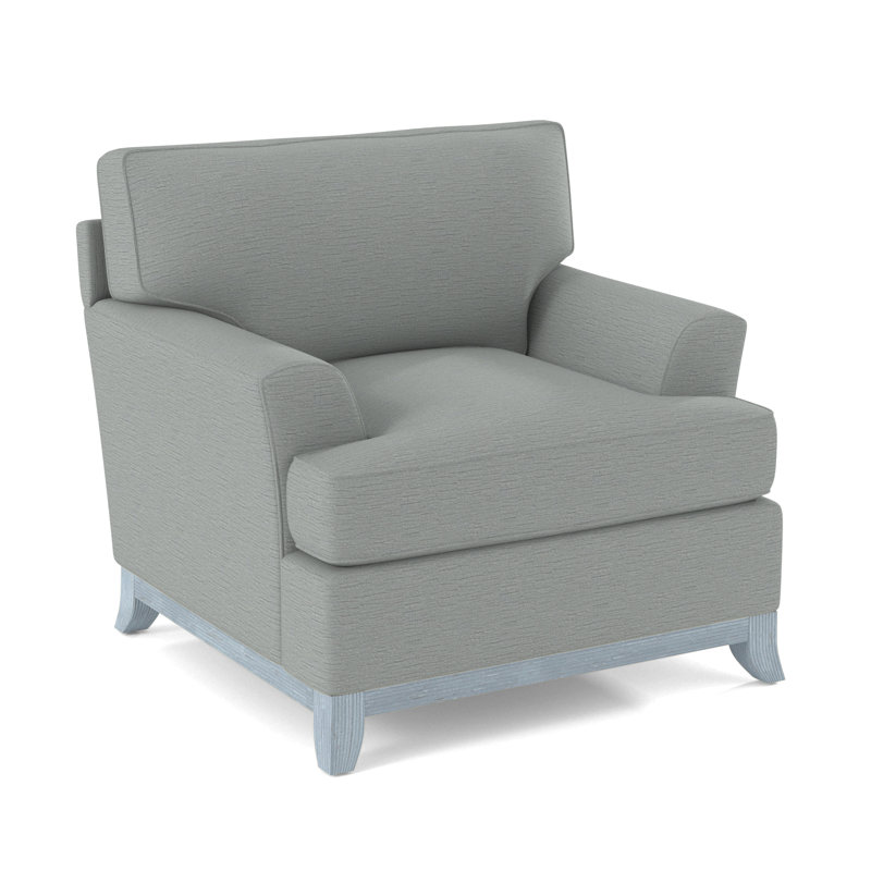 Oaks Way Armchair, Beige Performance Fabric; 0851-73, Sea Glass