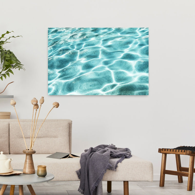 Teal Water by Irena - Wrapped Canvas Print, 60.96 cm H x 91.44 cm W