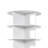 6 Tiers Rotating Shoe Rack Tower, 360° Spinning Shoe Rack, Revolving Storage Round Carousel Display, Freestanding Lazy Susan Organizer Display for Bedroom, Living Room, Entryway, Closet, White-1351516588