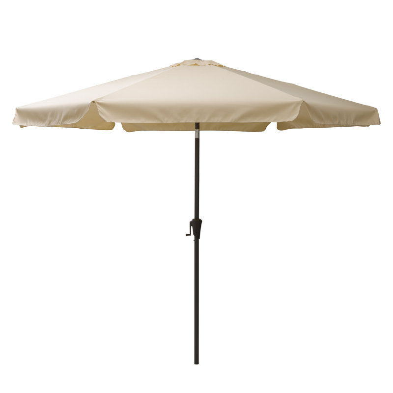 Parasol de marché de 10 pi Marinette, Blanc chaud