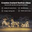 vidaXL LED Reindeers with 60 LEDs PET-1299593786