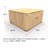 Ivan Outdoor Square Side Table/Ottoman Cover-338471702