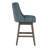 Granville Swivel Upholstered Counter Stool with Solid Wood Frame-66691623