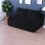 Canapés modulaires à compression, ressort en mousse de velours côtelé noir, canapé maison portable moderne