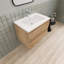 Meuble-lavabo flottant moderne simple Alcester Ivy Bronx-1100120577