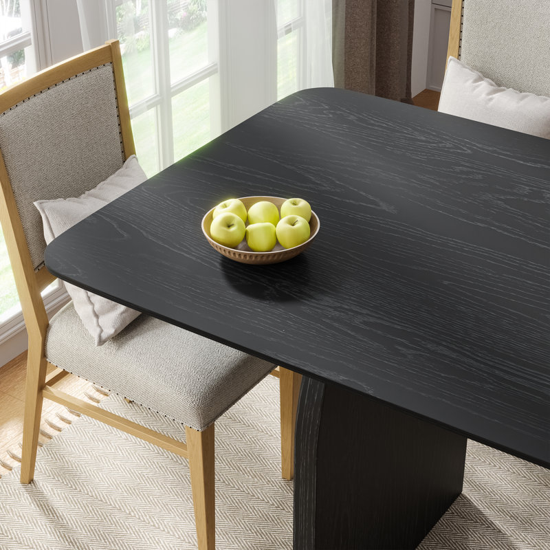Table de salle à manger 67 po / 79 po, Noir, H 30 po x L 67 po x l 33,5 po