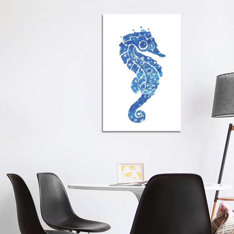 Seahorse Stars by Jo Lynch - Wrapped Canvas Gallery-Wrapped Canvas Giclée, 101.6 cm H x 66.04 cm W