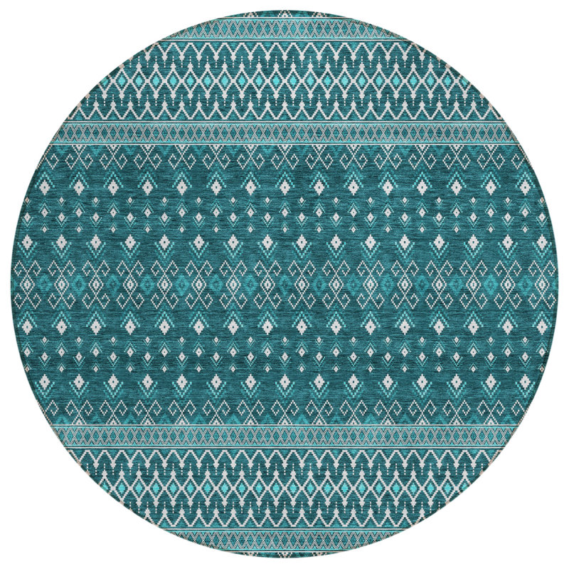  Emblyn Door Mat, Round 8'