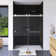 55''-59'' W X 72" H Brushed Frameless Sliding Shower Door