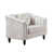 Chaise blanche de 37 po