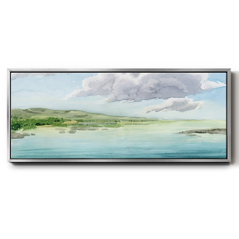 Clear Lagoon II- Framed Canvas