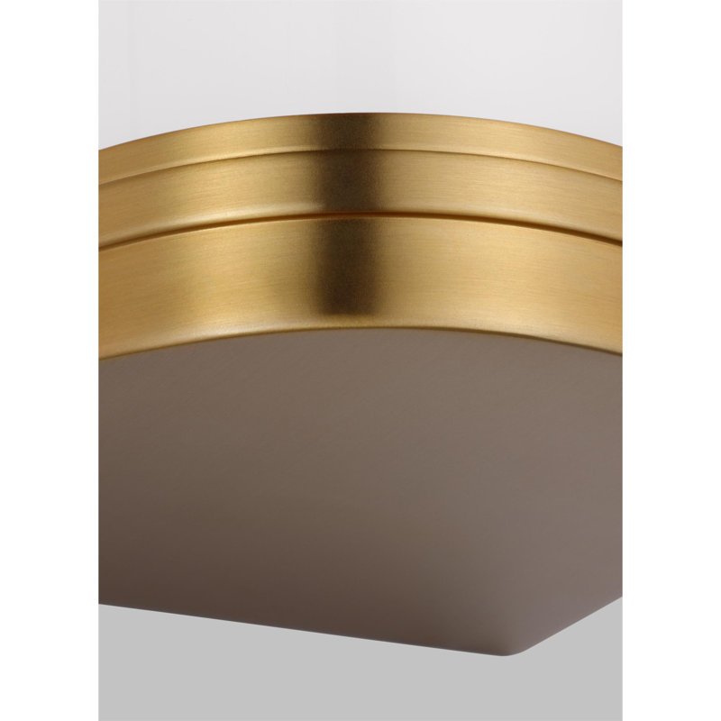 Mckenna Dimmable Vanity Light, Burnished Brass