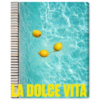 «Poolside Zest», reproduction d'art sur toile par Art Remedy