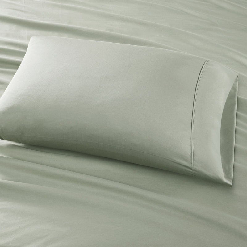 Sage Full Cotton Blend 4-Piece Sheet Set