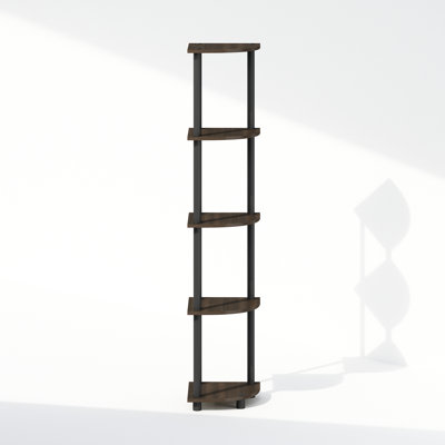 Bibliothèque de coin H 57,7 "x l 11,6" Shamblin