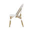 Chaises d'extérieur françaises (ensemble de 2) - Cadre en rotin et aluminium pe, finition en bambou-1636831815