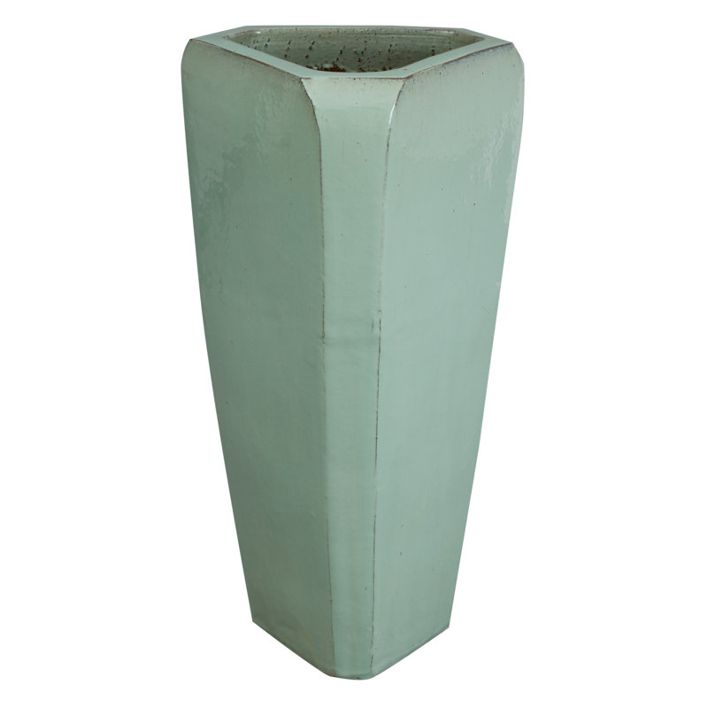 Treasa Handmade Ceramic Pot Planter, Spa Blue