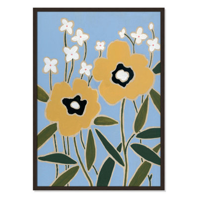 Maura "Woodblock Floral II" Print