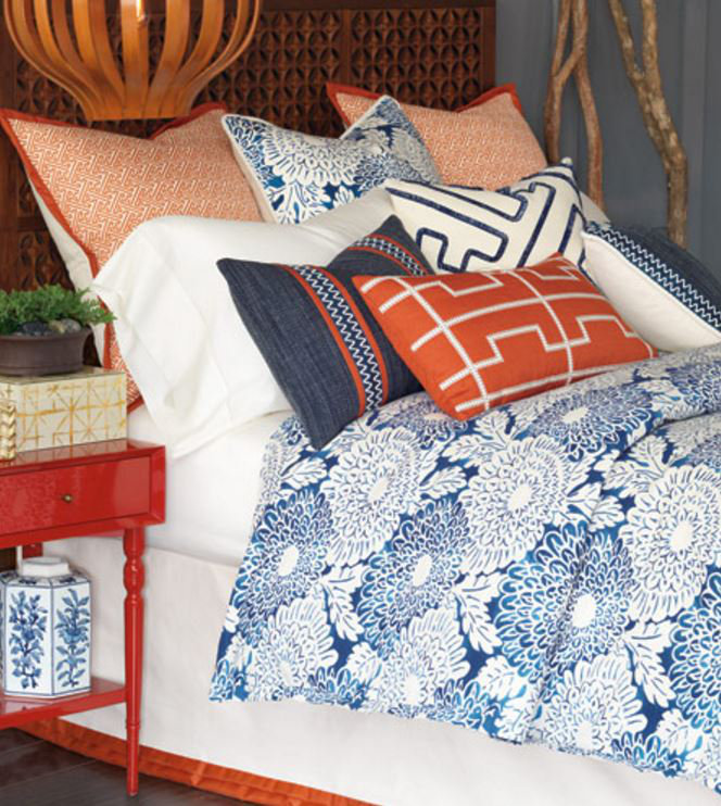 Indira Traditional Cotton Floral Duvet Cover