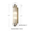 Applique murale cylindrique en verre Sharima-1907729911