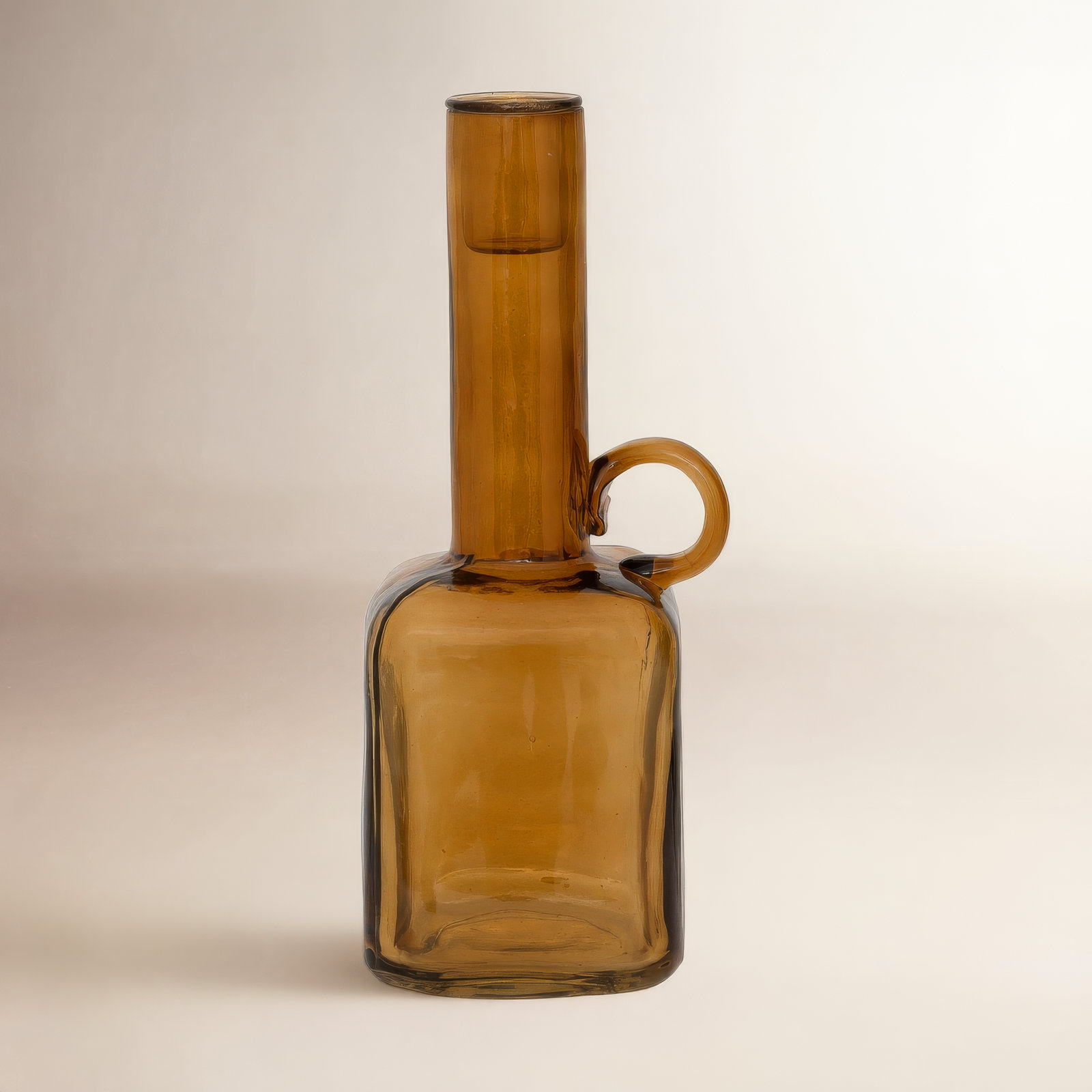 Glass Candlestick Holder