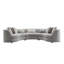 Canapé modulaire Ivria avec 9 coussins, Boucle LV02541