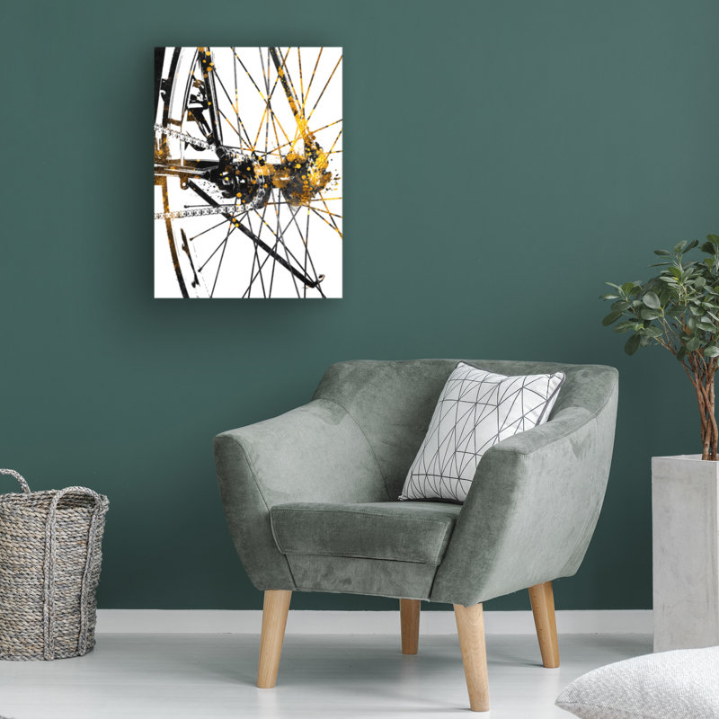 Œuvre sur toile noire, Justyna Jaszke, H 18 po x l 24 po