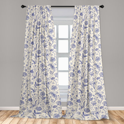 Zymaria Semi Sheer Curtain Pair