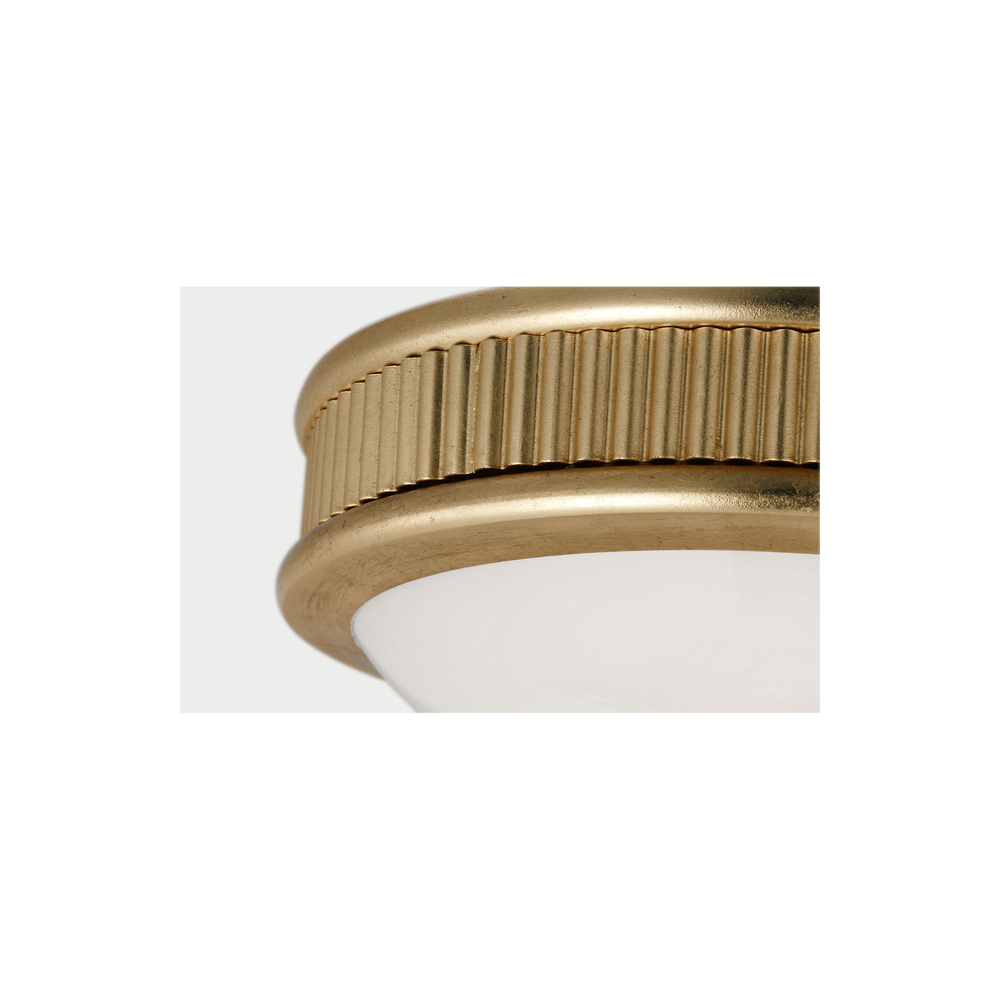 Rigsby Flush Mount, Gild, 3" H x 8" W x 8" D