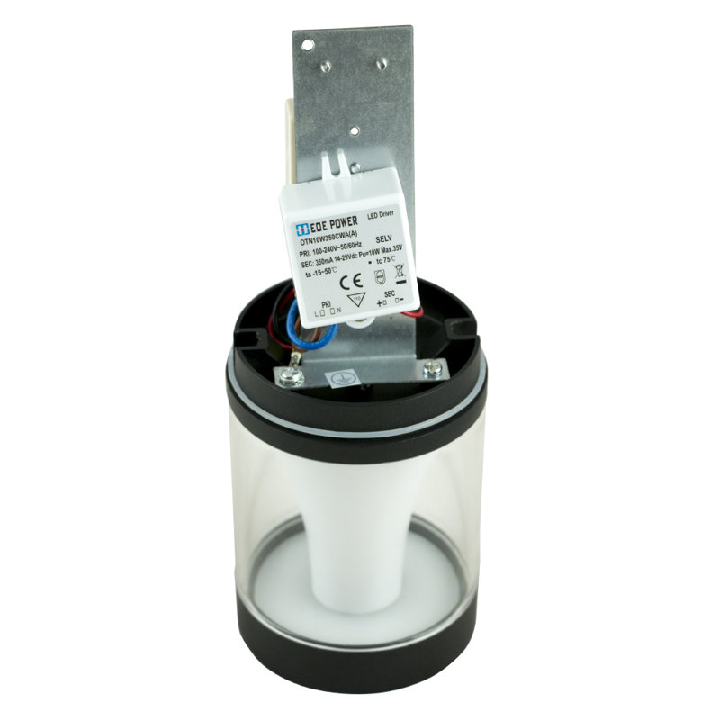 Padulsky Black Integrated LED Aluminium Pathway Light, 4000K