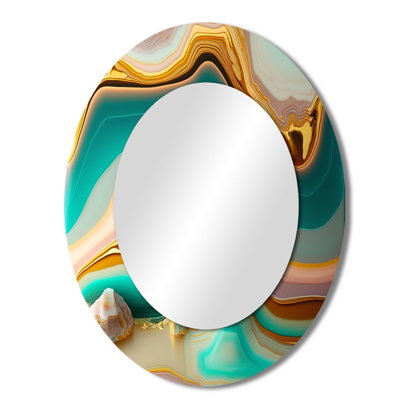 Miroir mural liquide Modern, 43 po x 33 po