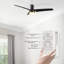 Ventilateur de plafond intelligent avec lumière Elauna