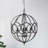 4 - Light Metal Chandelier