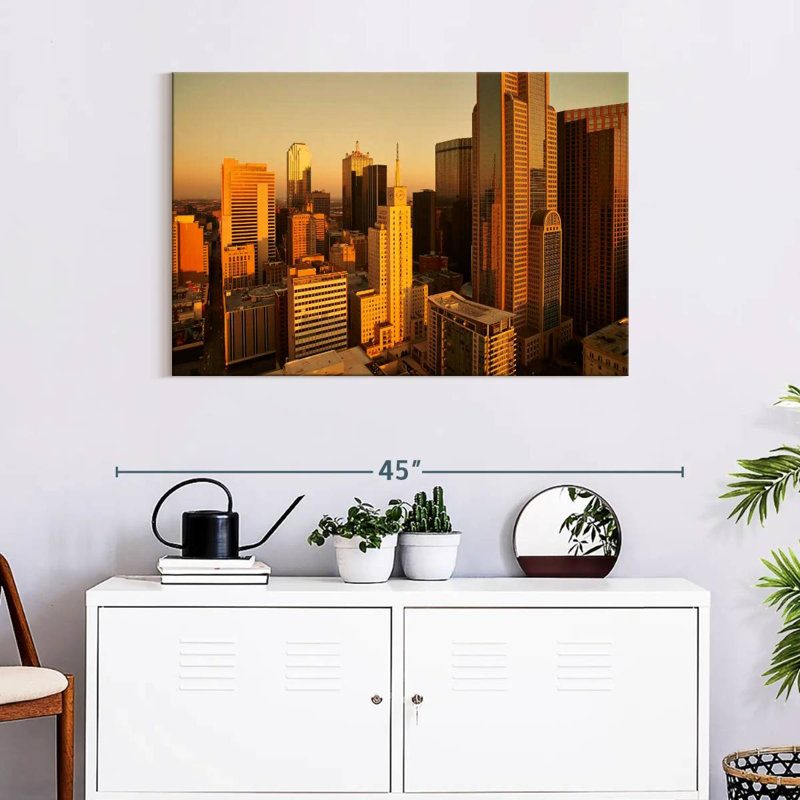 Lilie Dallas City Buildings, 24" H x 36" W