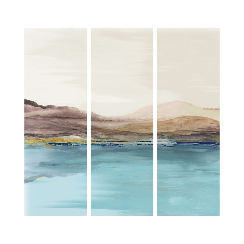 «Feel Slow», ensemble d'art mural sur toile tendue (ensemble de 3)