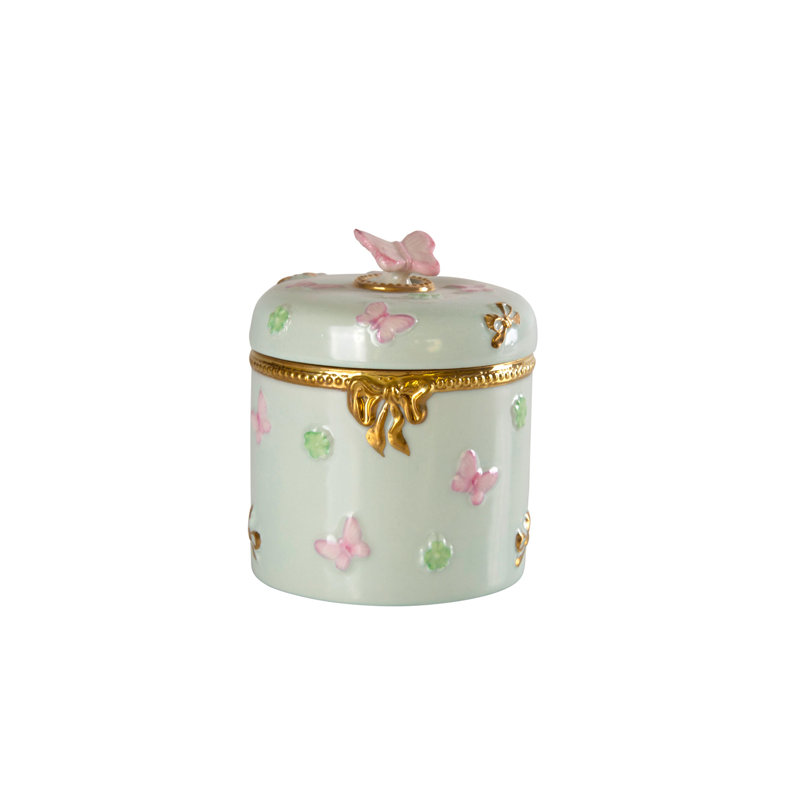 Villari Gold Bathroom Storage Container