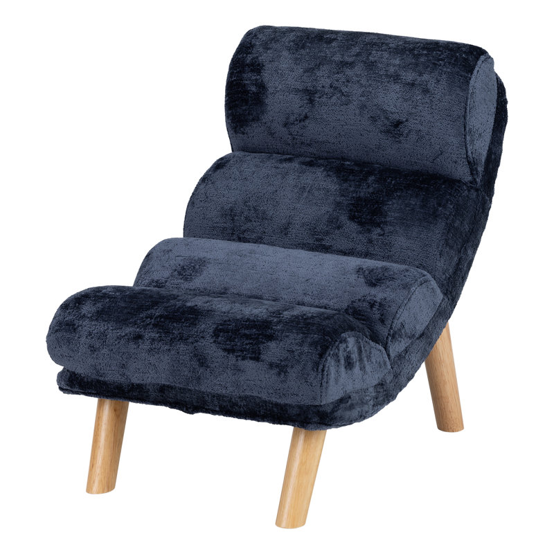 Kids Comfy Plush Lounge Chair - Sturdy Cushioned Accent Chair For Toddlers, Childrens Bedroom, Preschool, Daycare Chenille Fabric