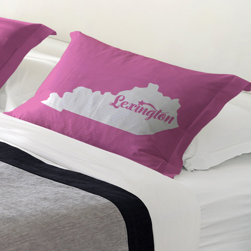 Pillow Sham, Standard/Twin, Microfiber, Pink