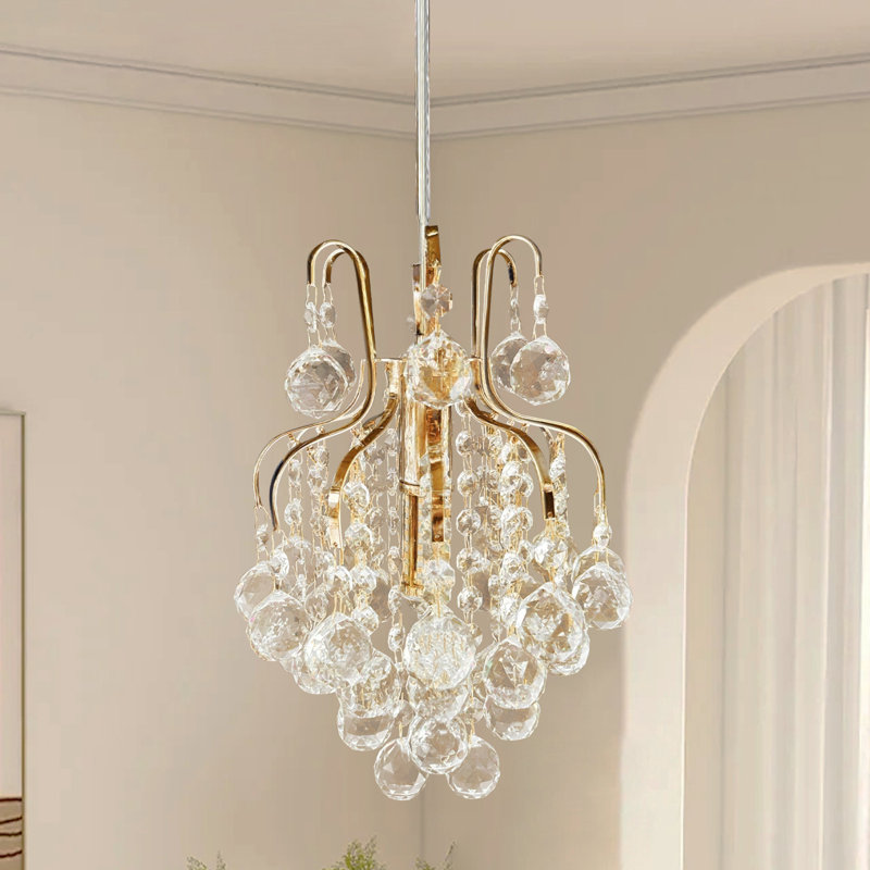 1 - Light Modern Luxury Crystal Pendant Light Dimmable Chandelier