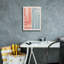 «Red and Blue Sunset 3» par Laura Marshall, art mural sur toile-102879117