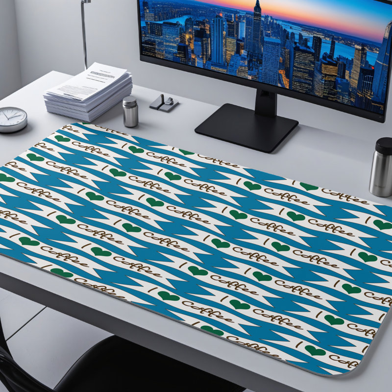 Polyester Desk Pad, 31.5x15.5