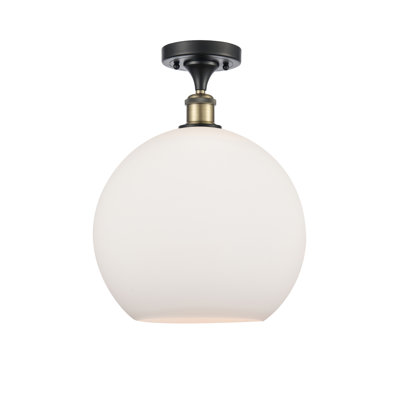Plafonnier semi-encastré 1 lumière Cindi