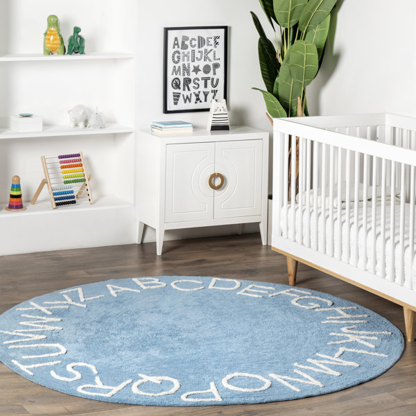 Highland Dunes Kids Washable Round Alphabet Rug & Reviews - Wayfair Canada