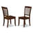 5 Piece Dining Room Table Set Includes a Square Wooden Table and 4 Kitchen Dining Chairs, Mahogany-789028148