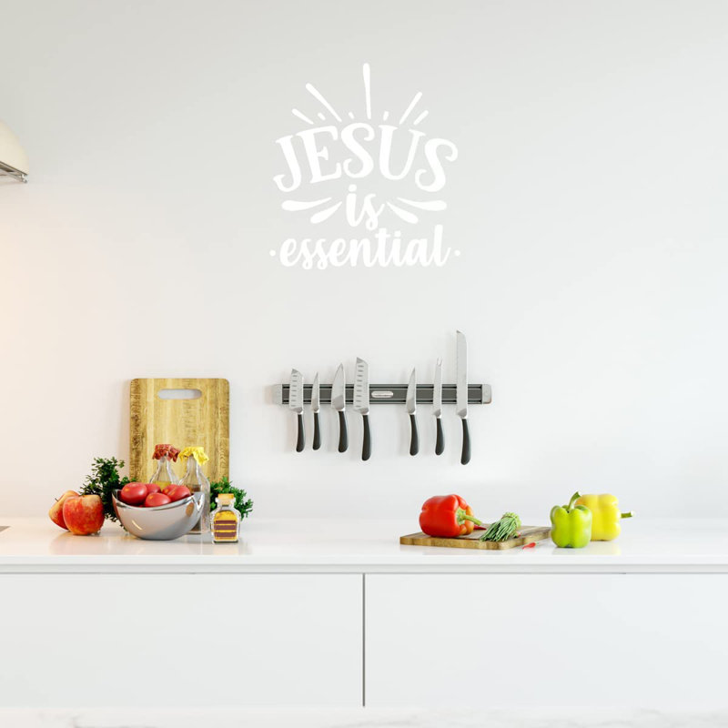 Text & Numbers Non-Wall Damaging Wall Decal, 10" H x 9.25" W, White