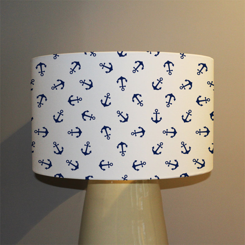 Drum Cotton Lamp Shade ( Uno ), 22cm H x 25cm W x 25cm D