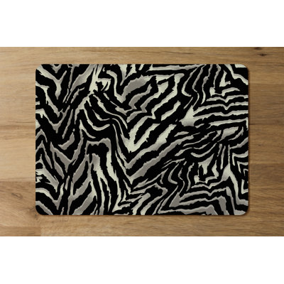 Ardos Polyester-Coated Hardboard Animal Print Rectangle Placemat