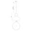 Luminaire suspendu en forme de dôme 1 lumière Nevada-66310775